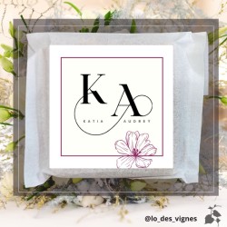 Savon artisanal 25g – Cadeau invité mariage sur-mesure – Lo des Vignes LO DES VIGNES