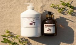 Coffret Le durable Coffret bouteille verre & recharge – Gel douche naturel Verveine exotique