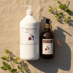 Coffret Le durable Coffret bouteille verre & recharge – Gel douche naturel Verveine exotique