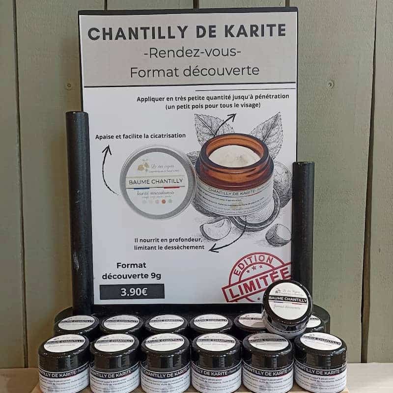Chantilly Karité bio - Edition limitée LO DES VIGNES