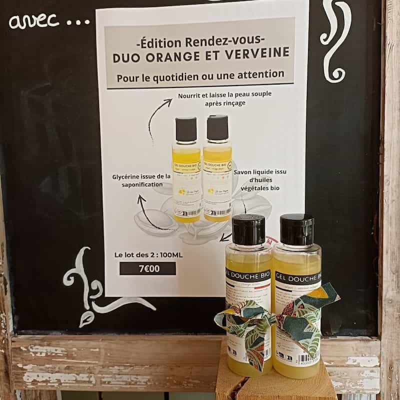Duo gel douche en Edition limitée: Format -Rendez-vous LO DES VIGNES