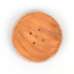Porte savon céramique rond
