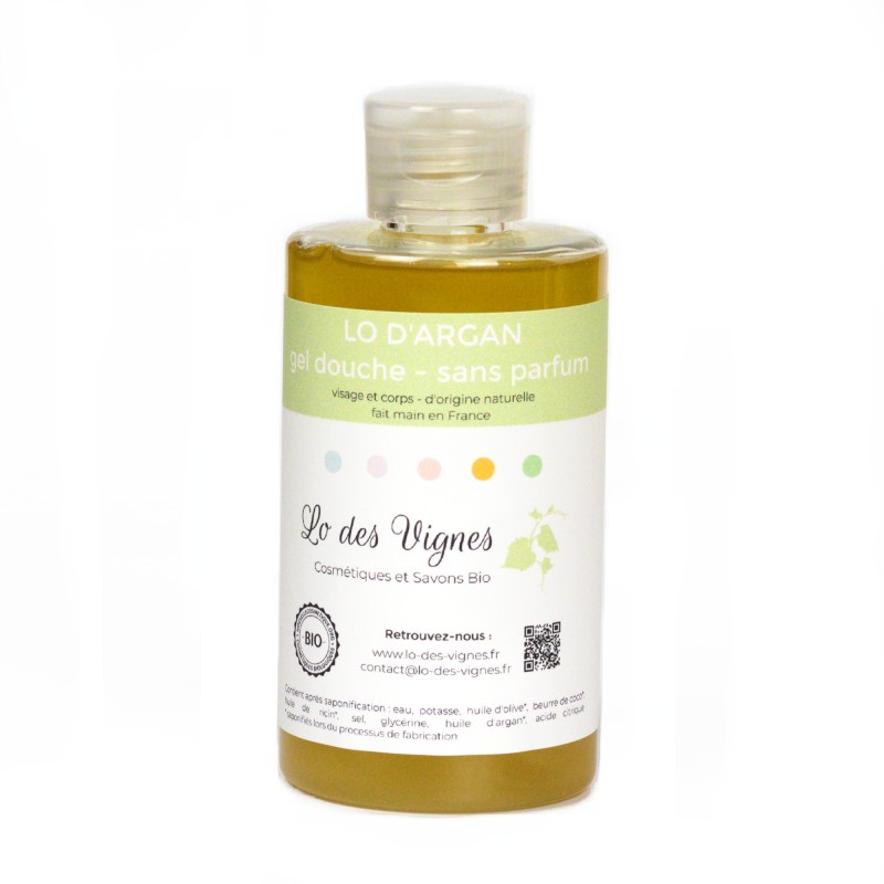 Gel douche naturel sans parfum