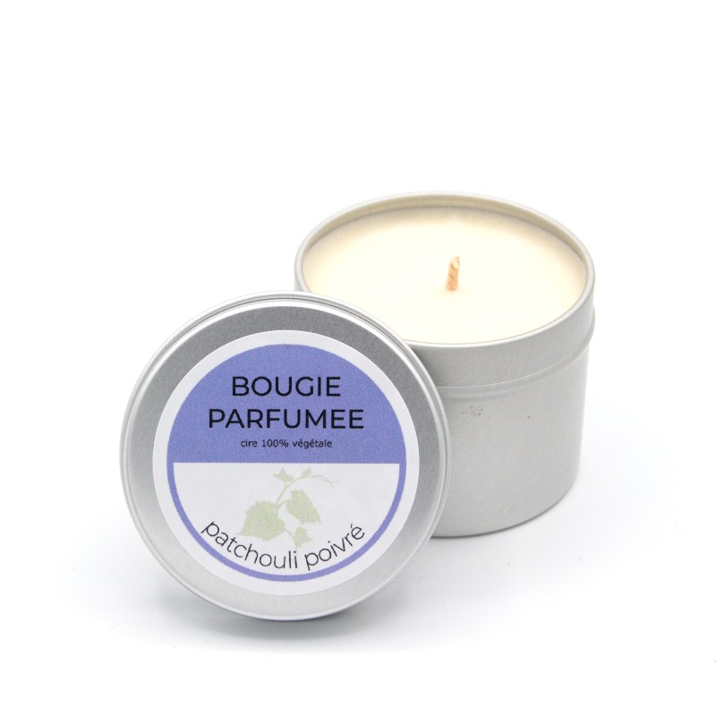 Bougie naturelle - Patchouli poivrée