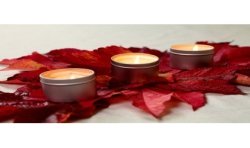 "Edition limitée" bougie naturelle - Pied du sapin