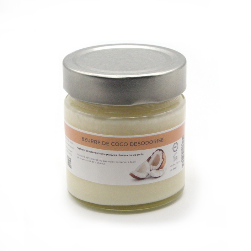 Beurre de coco désodorisé bio LO DES VIGNES Beurre de coco désodorisé bio LO DES VIGNES